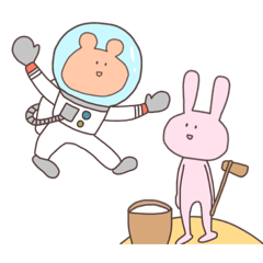 ゆるいくまさんのスタンプ2