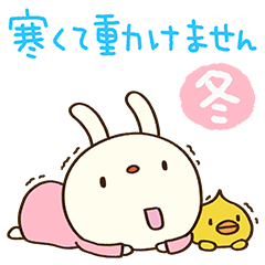 冬にほっこり☆てるてるうさぎ