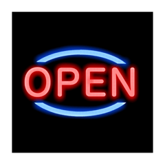 ネオンスタンプ(英語)Neon sign