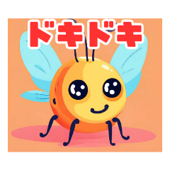 可愛い昆虫スタンプ