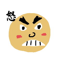 顔面表情スタンプです