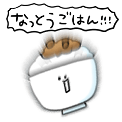 シンプル なっとうごはん 日常会話