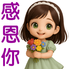 *Cute Girl* Daily Useful Stickers