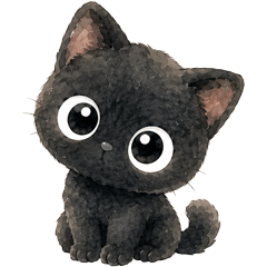 毎日つかえる♪黒猫くるる