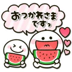 夏のちびマロシール♡