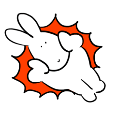 白ぽちゃうさぎ