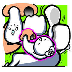 水の精霊スタンプ