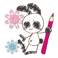 モノうさカラフル