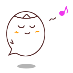 おばけのスタンプだよ