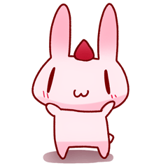 うさいちごスタンプ