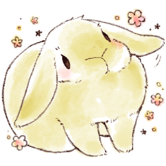 わんこじゃないよ、うさぎだよ～！