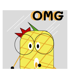 One fourth pineapple