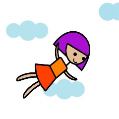 シヨートヘアの少女