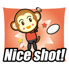 おさるさんのゴルフ