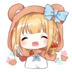 くまみみの女の子