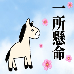 馬のスプリンからメッセージ 第2弾