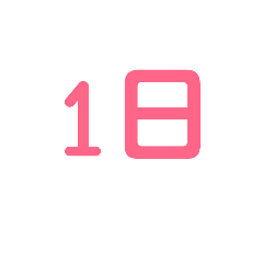 かわいいシンプルな日にちです。