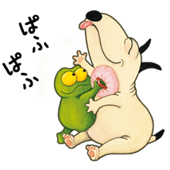 バムとケロのスタンプ