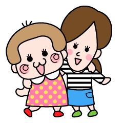 仲良しスタンプ ナルミ＆サトミ