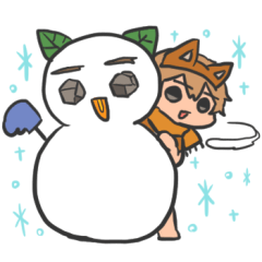 犬耳カチューシャくん 冬