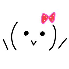 顔文字の家族　画伯