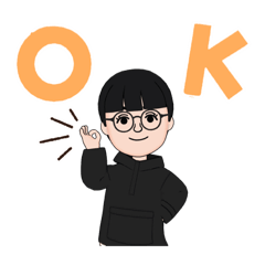 アルビノのスタンプ