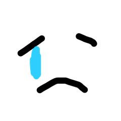 泣きたいときのスタンプ