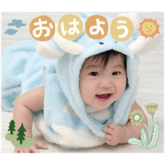 彩華のお宮参り