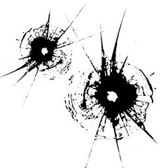 The screen is broken