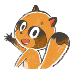 3匹の仔たぬき！