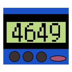 昔ながらの通行型の通信端末スタンプ集！