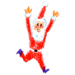 ゆるサンタのスタンプ