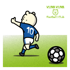 サッカースタンプ くまくまFC
