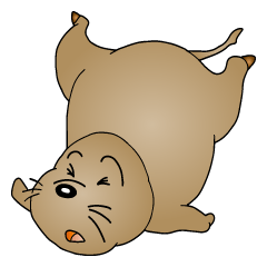 春の動物スタンプ