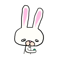 タレ目なウサギちゃん