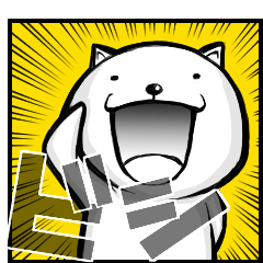 漫画で動く！ヒトコマスタンプ