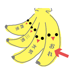 ひと皮むけたいバナナ