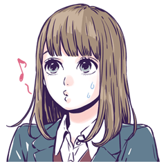 orangeスタンプ（メガネ多め）