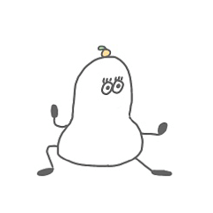 鏡もちちゃんスタンプ