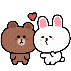 ◯ブラウンとコニーのかわいいスタンプ◯9