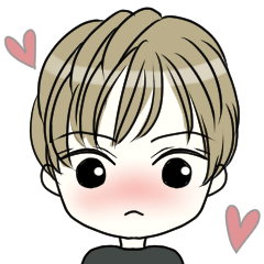 気持ちを伝えるスタンプ【彼氏ver】