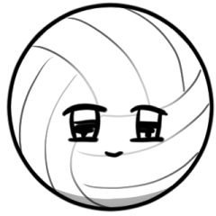 バレーボールの表情