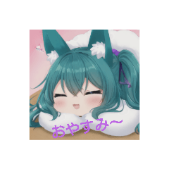 猫擬人化スタンプ
