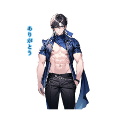 イケメンスタンプスマイル