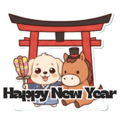 午年お正月あいさつ♡LOVEダックスフンド