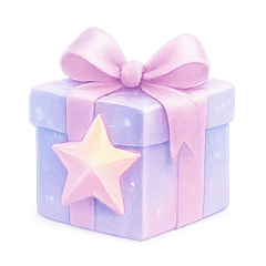 カラフル可愛いギフトボックスstamp2夢ver