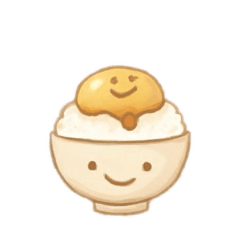 ごはん党集合！朝ごはん最強スタンプ1