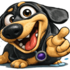 うざ可愛い３Dダックスフンド 2