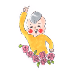 夫婦で使う！まめちゃんとゆめこスタンプ