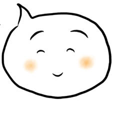 癒しの吹き出し顔